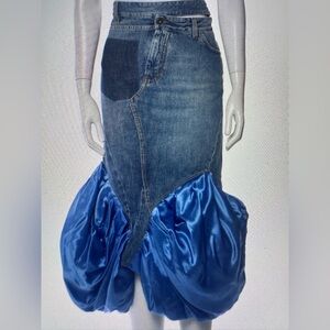 ISO Loewe Denim Panel skirt